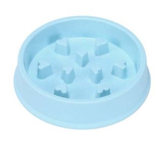 Wholesale Anti-suffocation Pet Dog Feeding Bowl - blue 2
