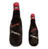 Wine Bottle Squeaky Dog Plush Toy (Bark'gundy Red Whine) - Small