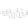 Dog Kennel Silver 338.6 ftÂ² Steel - Silver