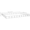 Dog Kennel Black 861.1 ft? Steel - Black